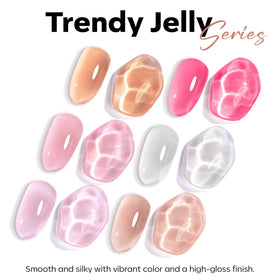 modelones Nude Gel Polish Jelly Natural Pink packaging