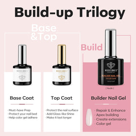 modelones nude pink Builder Nail Gel 15ml bottle front view
