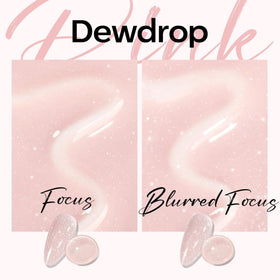 modelones Nude Pink Glitter Gel Nail Polish swatch on skin