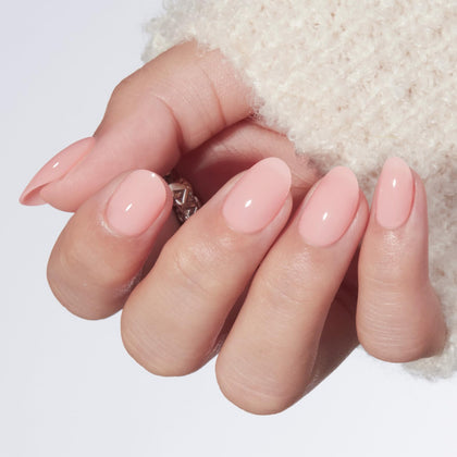 modelones Nude Pink Short Press on Nails Kit front view with 32 nails