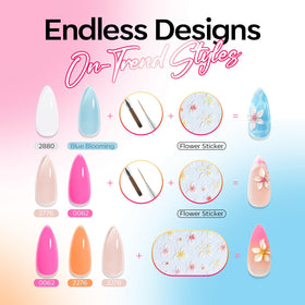 modelones pastel orange gel polish tube