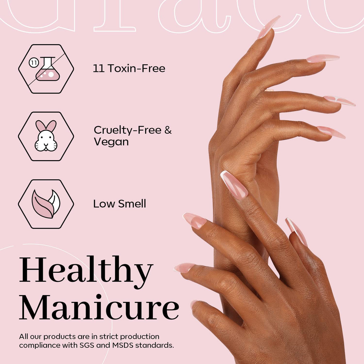 modelones Pink Gel Nail Polish 15ML packaging details