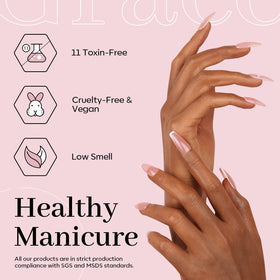 modelones Pink Gel Nail Polish 15ML packaging details