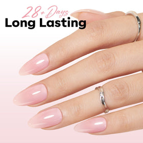 modelones Pink Gel Nail Polish brush close-up