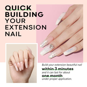 modelones Poly Nail Gel application on nails