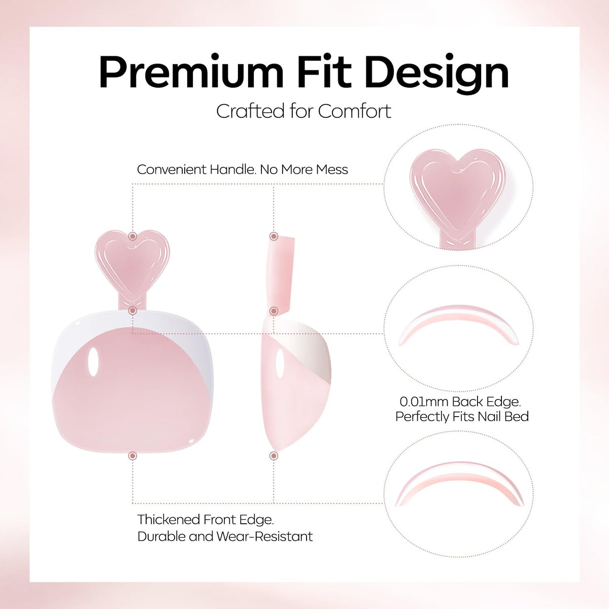 modelones Press on Toenails Short Rosy Brown packaging
