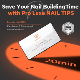 modelones Pro Luxe nail tips close-up showing various sizes