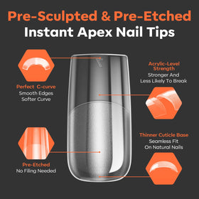 modelones Pro Luxe nail tips packaging with 240 pieces