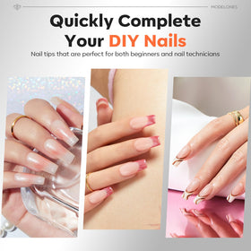 modelones Pro Luxe nail tips with accessories for nail art