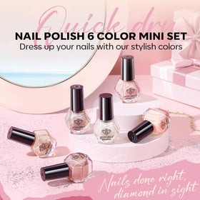 modelones Quick Dry Nail Polish Set with a hand applying polish