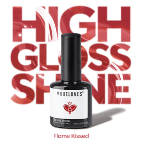 modelones Red Gel Nail Polish 15ml in a gift box