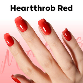 modelones Red Jelly Gel Nail Polish bottle with nail art accessories