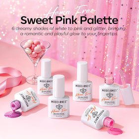 modelones Rosa Pink Gel Nail Polish bottle close-up