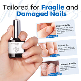 modelones Rubber Gel Base Coat 40g back view