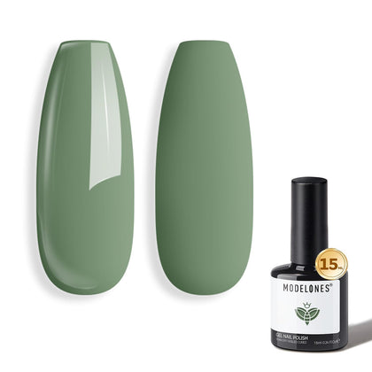 modelones Sage Green Gel Nail Polish 15ml front view