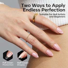 modelones Short Almond Nail Tips 360pcs application process