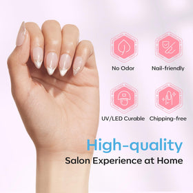 modelones Short Almond Nail Tips 510pcs various sizes