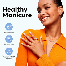 modelones short almond nail tips in various sizes