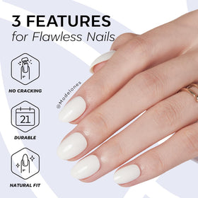 modelones Short Press on Nails in stylish design