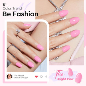 modelones Short Press on Nails Kit with mini nail file and cuticle stick