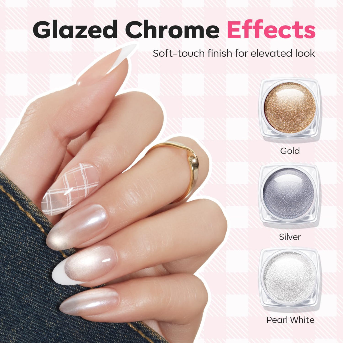 modelones silver mirror powder and rub-on sticks