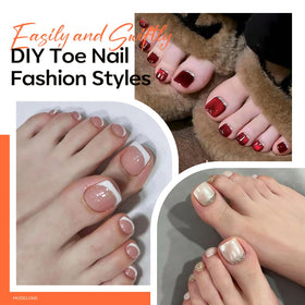 modelones Toe Nail Tips in various sizes and shapes