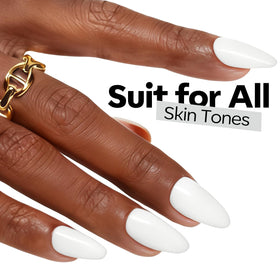 modelones White Gel Nail Polish 15ml in beautiful packaging