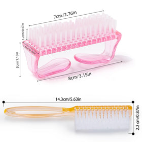 MODENGKONGJIAN Handle Grip Nail Brush in various colours