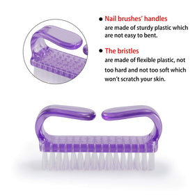 MODENGKONGJIAN Nail Cleaning Brush set displayed on a white background