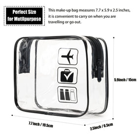 MODENGKONGJIAN toiletry bag with travel bottles inside