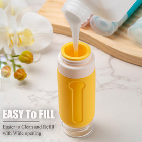 MODENGKONGJIAN travel bottles set displayed with various toiletries