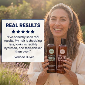 Moerie Hair Growth Conditioner texture on hand
