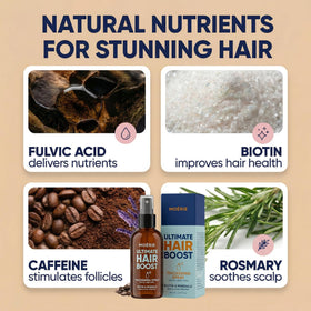 Moerie Hair Growth Serum Spray 150ml application on scalp