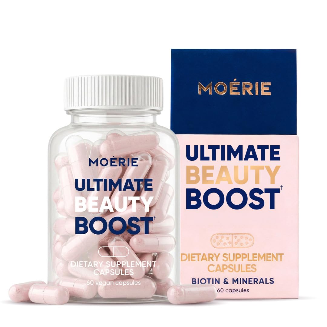 Moerie Hair support Supplements 60 Capsules front view