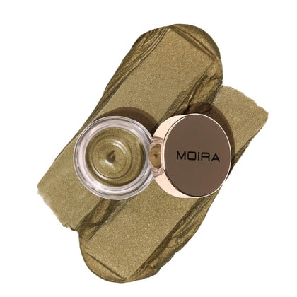 Moira Everlust Shimmer Cream Shadow 010 Olive Grove front view