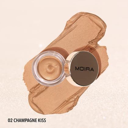 Moira Everlust Shimmer Cream Shadow Champagne Kiss front view