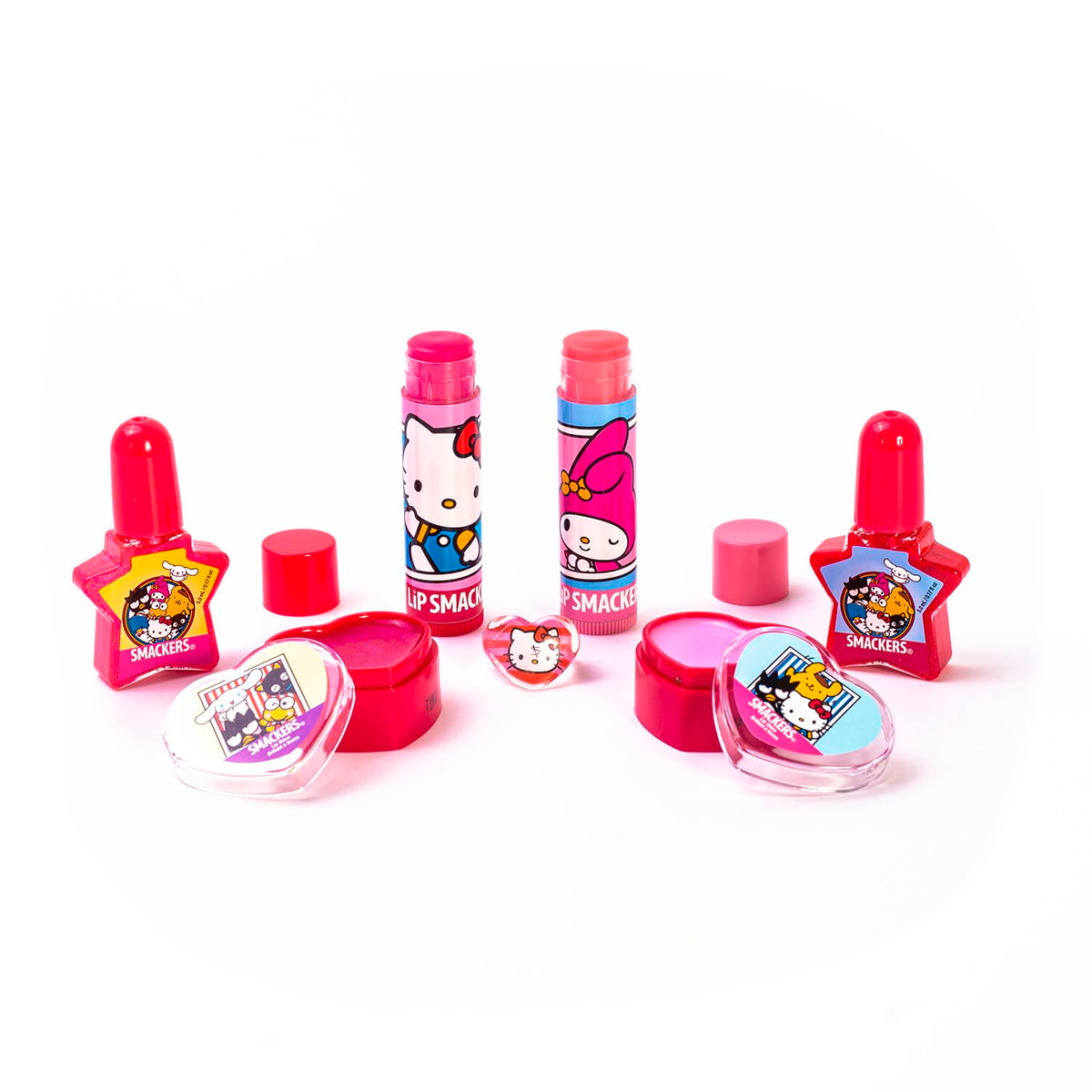 Moisturising lip balms featuring Hello Kitty and My Melody