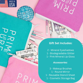 Moisturising lip gloss in the Prim and Pure Kids Makeup Gift Set