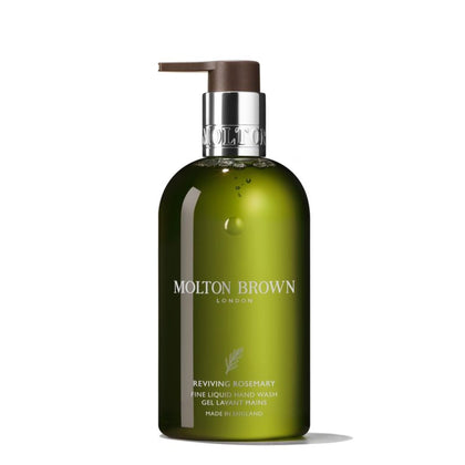 Molton Brown Reviving Rosemary Hand Wash front view with label