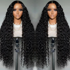 Momaksa 30 Inch Lace Front Wig back view highlighting density