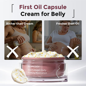 Momcozy cream application on skin