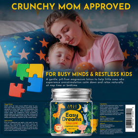 Mommy's Natural Helpers Magnesium Lotion for Kids being applied to skin