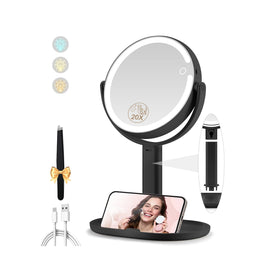 MOMOKUBA Makeup Mirror with lights front view