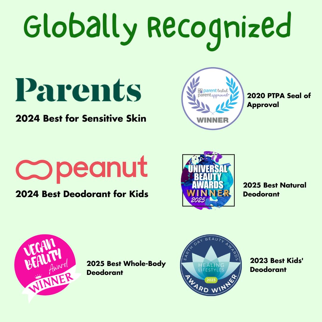 MONA 100% Natural Deodorant for Kids Honeydew application demonstration