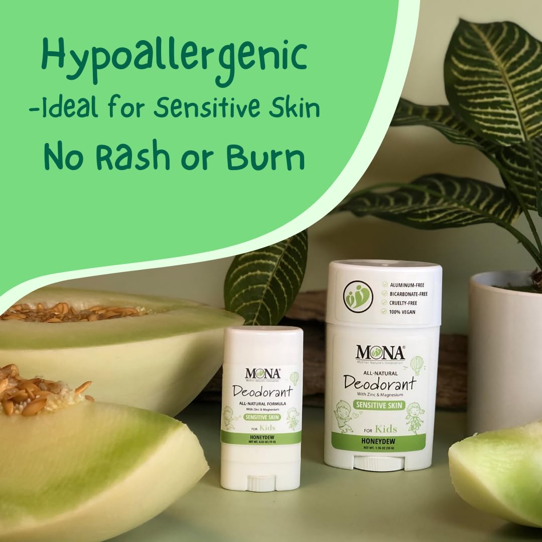 MONA Deodorant for Kids Honeydew lifestyle scene