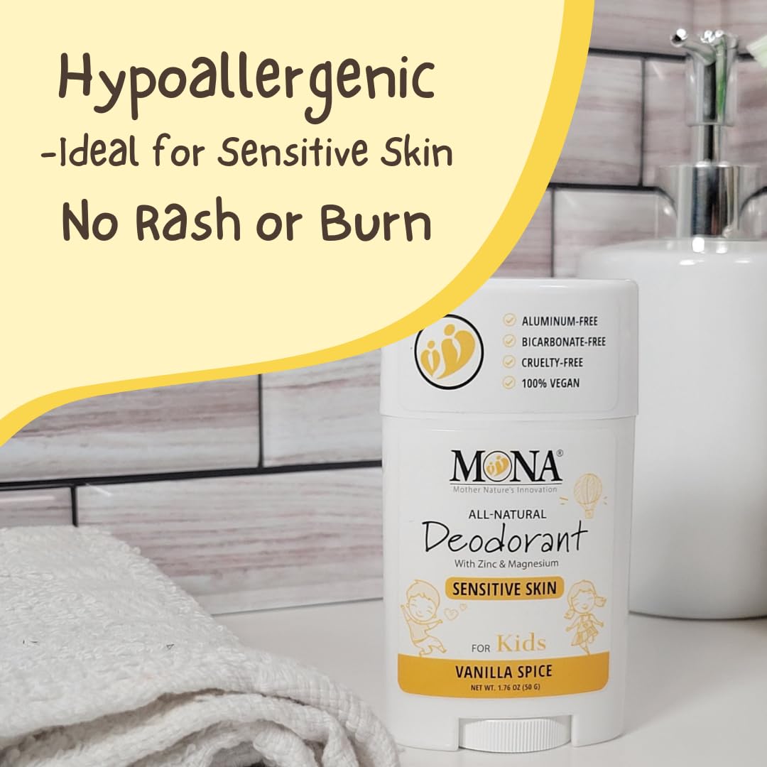 MONA Vanilla Spice Deodorant Stick lifestyle use