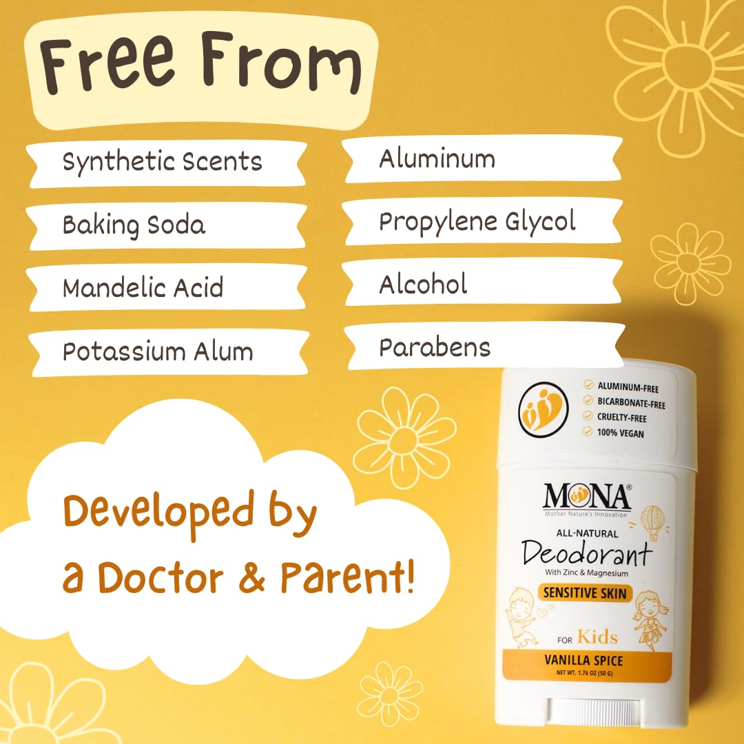 MONA Vanilla Spice Deodorant Stick travel size