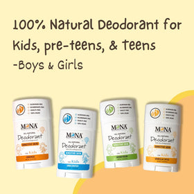 MONA Vanilla Spice Deodorant Stick with ingredients list