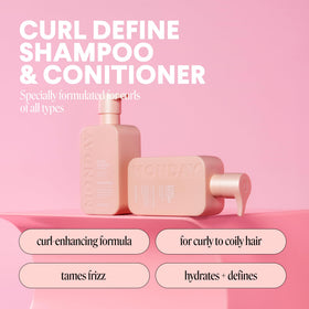 MONDAY HAIRCARE Curl Define Conditioner 12 oz front view