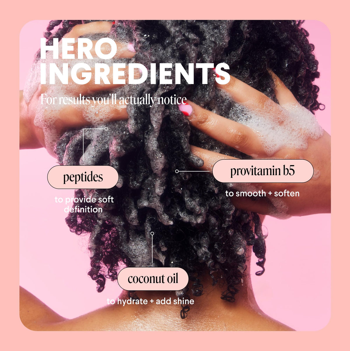 MONDAY HAIRCARE Curl Define Shampoo texture close-up